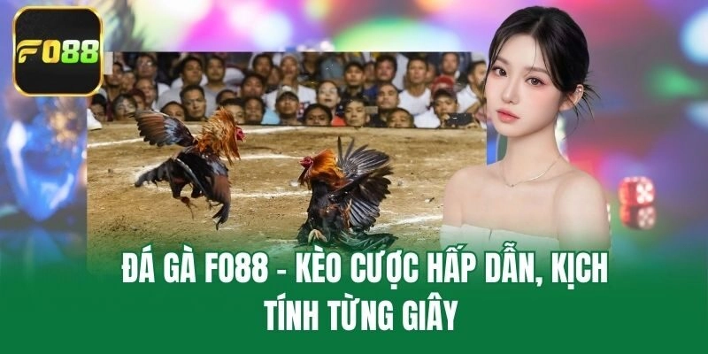 Đá Gà Fo88 – Kèo Cược Hấp Dẫn, Kịch Tính Từng Giây